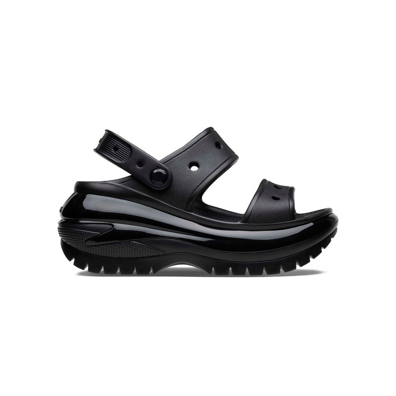 Sandalia Mujer Mega Crush Negro Crocs