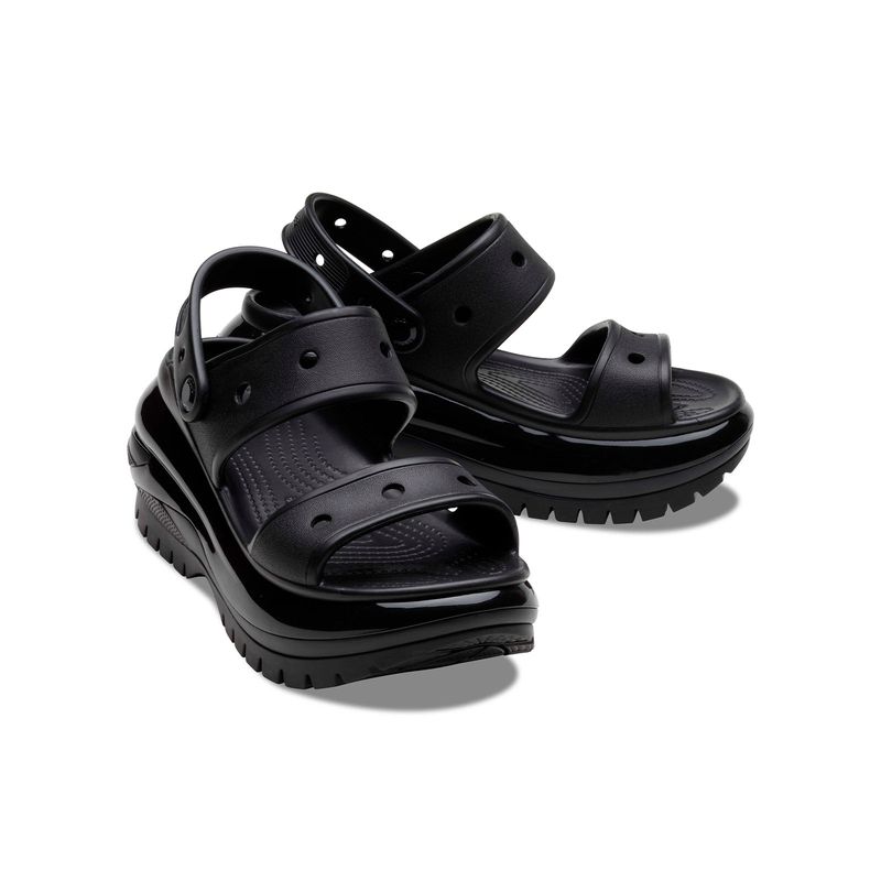 Sandalia Mujer Mega Crush Negro Crocs