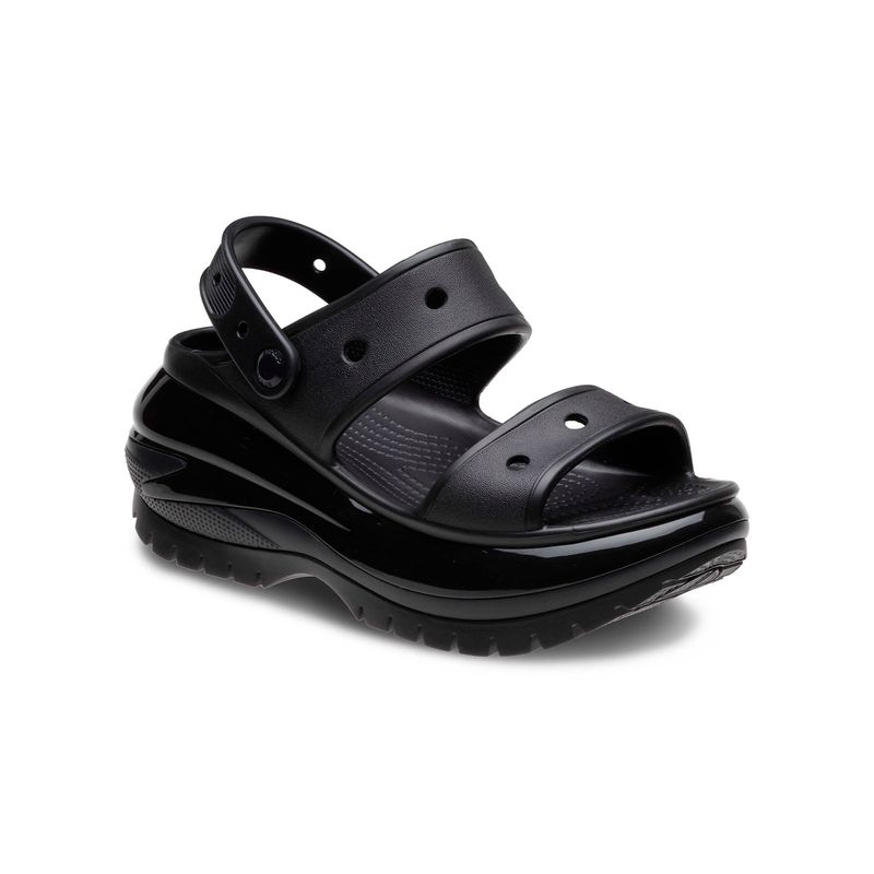 Sandalia Mujer Mega Crush Negro Crocs
