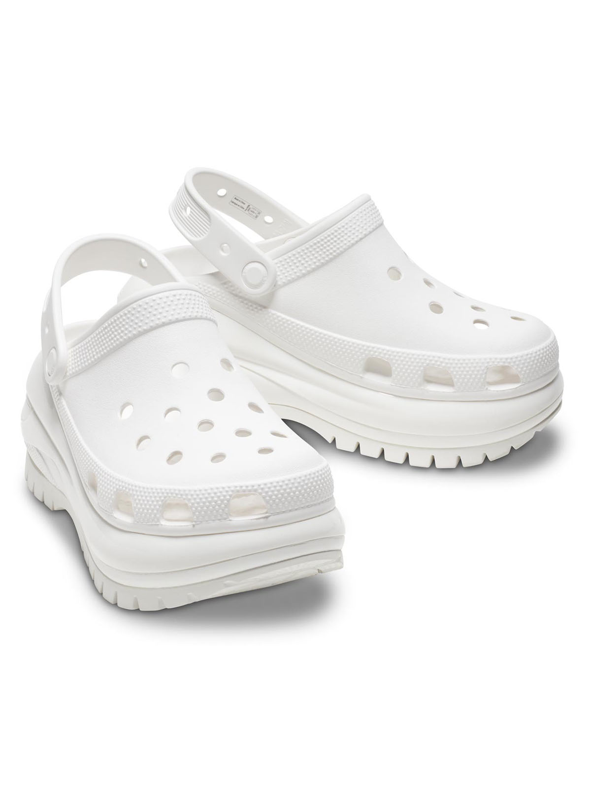 Zueco Unisex Mega Crush Blanco Crocs