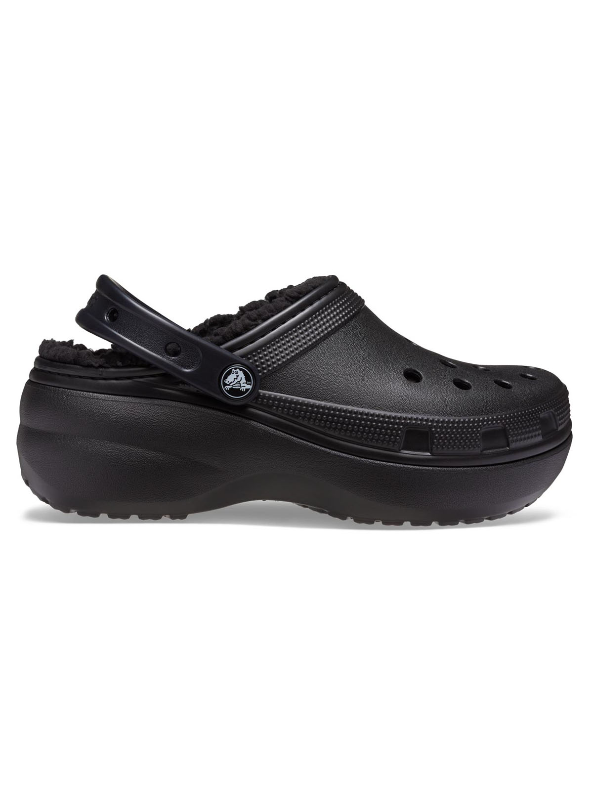 Zueco Mujer PLTR Lined  W Negro Crocs