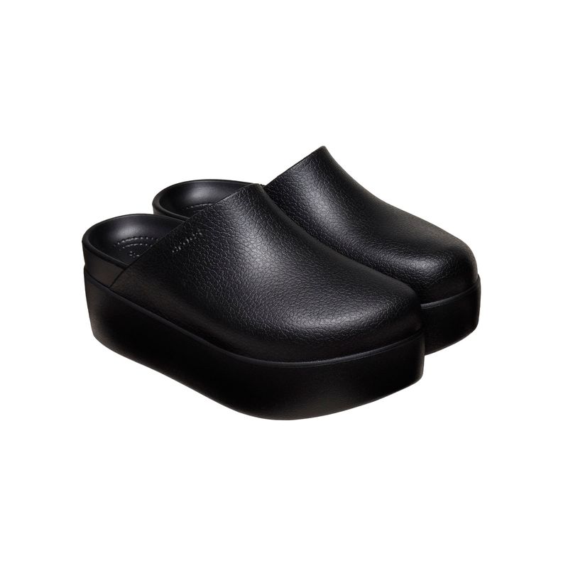 Zueco-Mujer-Dylan-Platform-Clog-Negro-Crocs