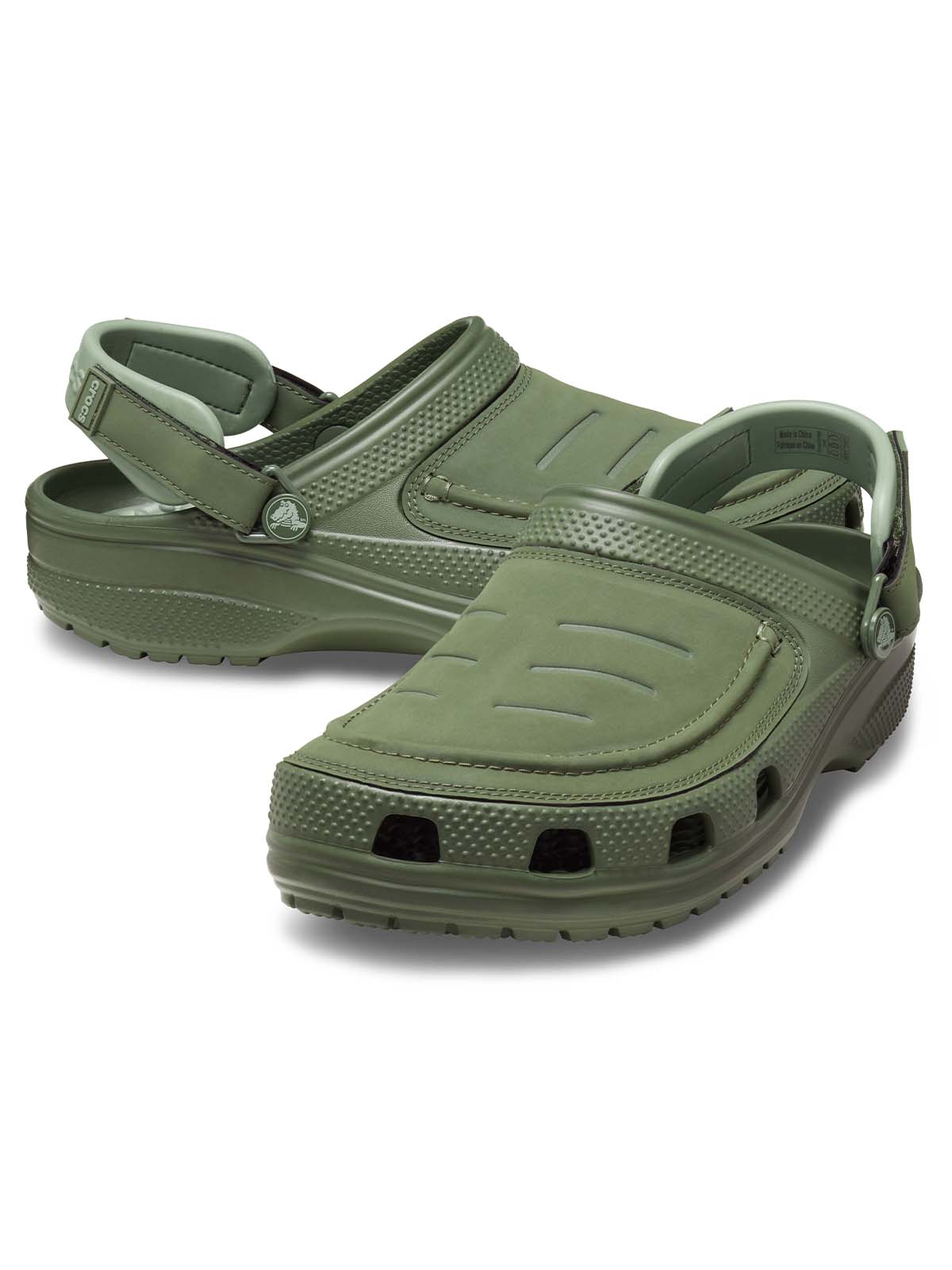 Zueco Hombre Yukon Verde Musgo Crocs