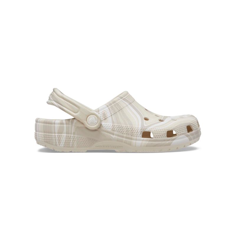 Zueco-Unisex-Classic-Swirl-Dye-Beige-Crocs