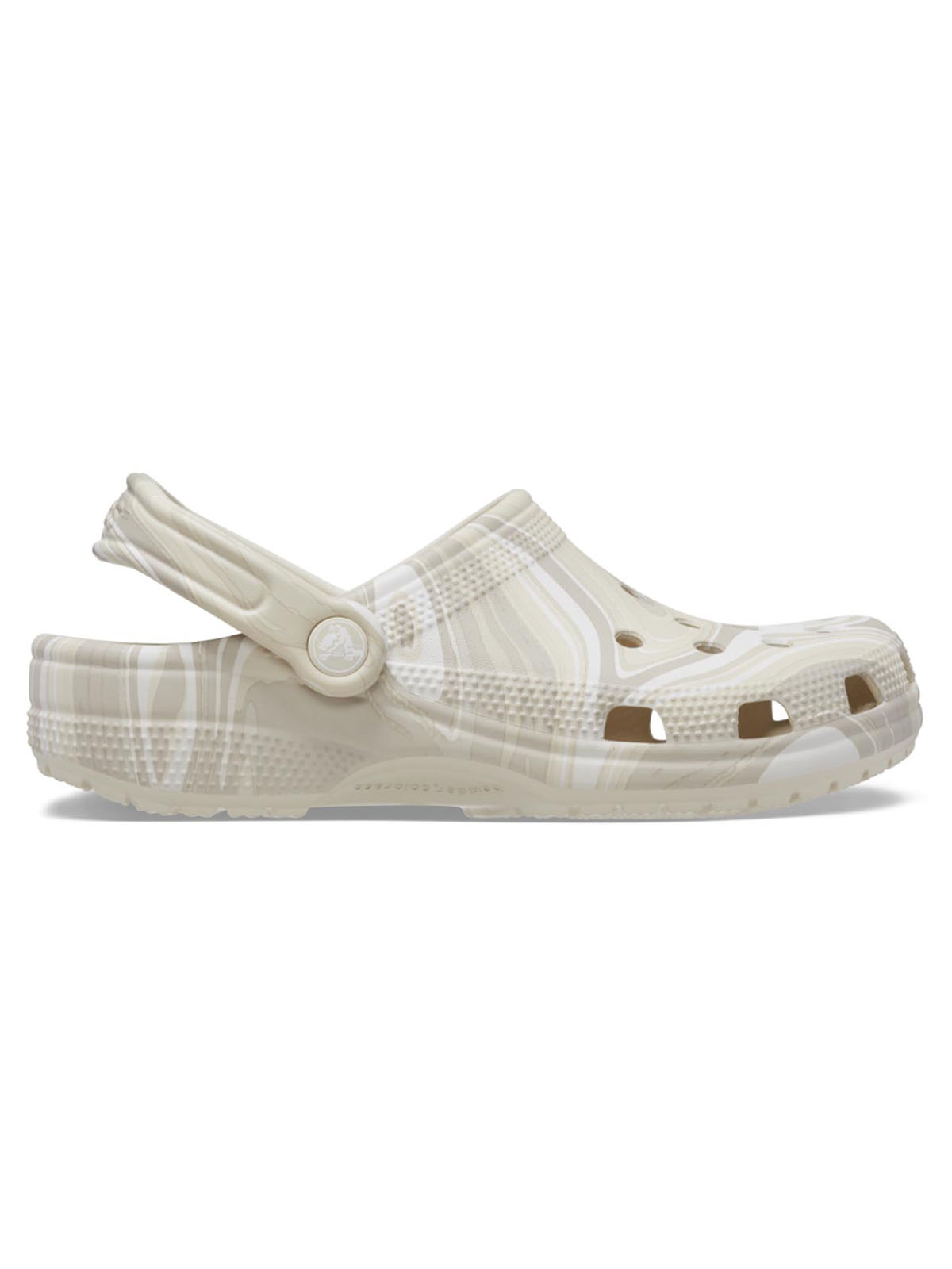 Zueco Unisex Classic Swirl Dye Beige Crocs