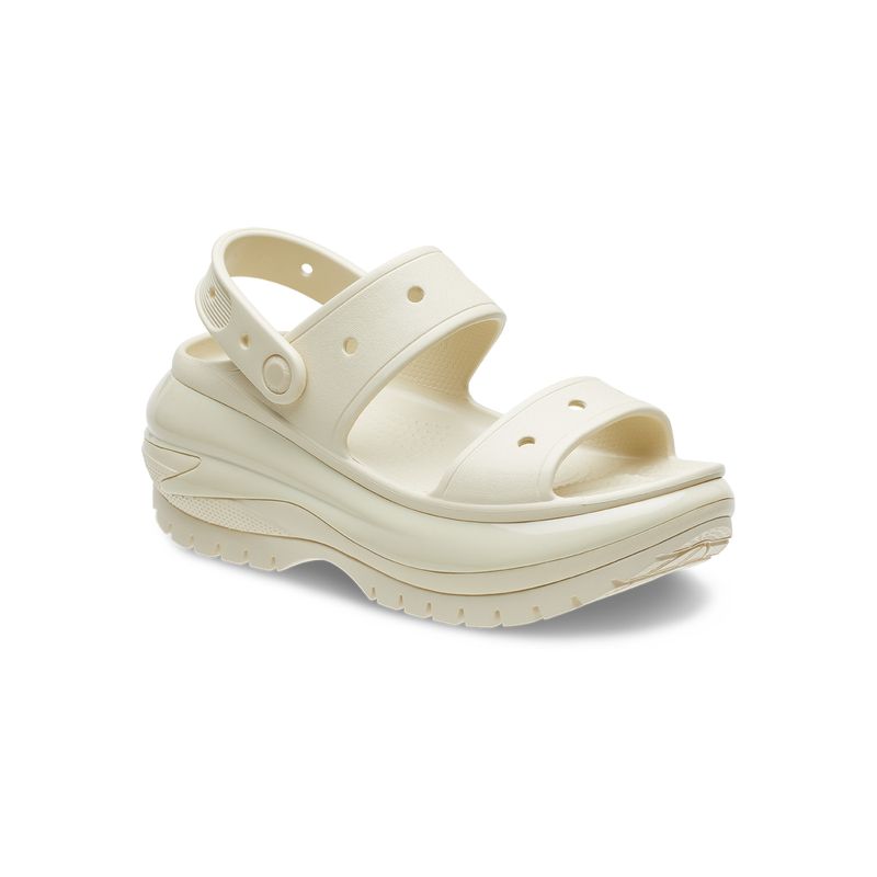Sandalia Mujer Mega Crush Beige Crocs