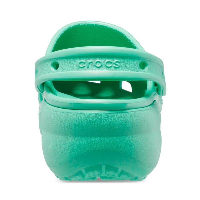 Zueco Mujer Classic Platform Verde Crocs