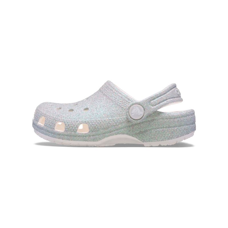 Zueco-Infantil-Classic-Iridescent-Blanco-Crocs