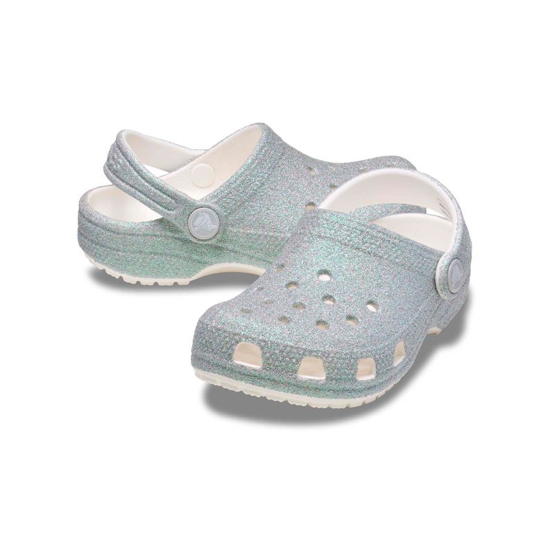 Zueco-Infantil-Classic-Iridescent-Blanco-Crocs