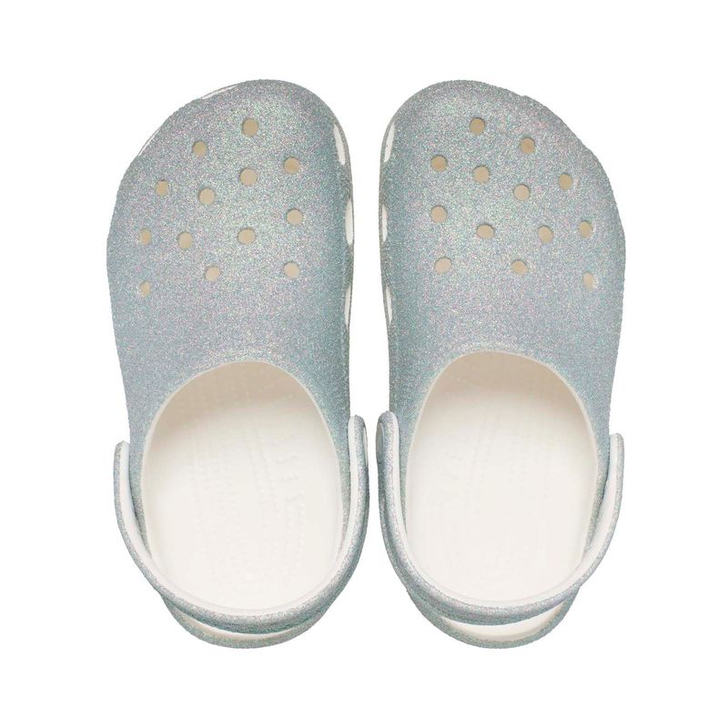 Zueco-Infantil-Classic-Iridescent-Blanco-Crocs