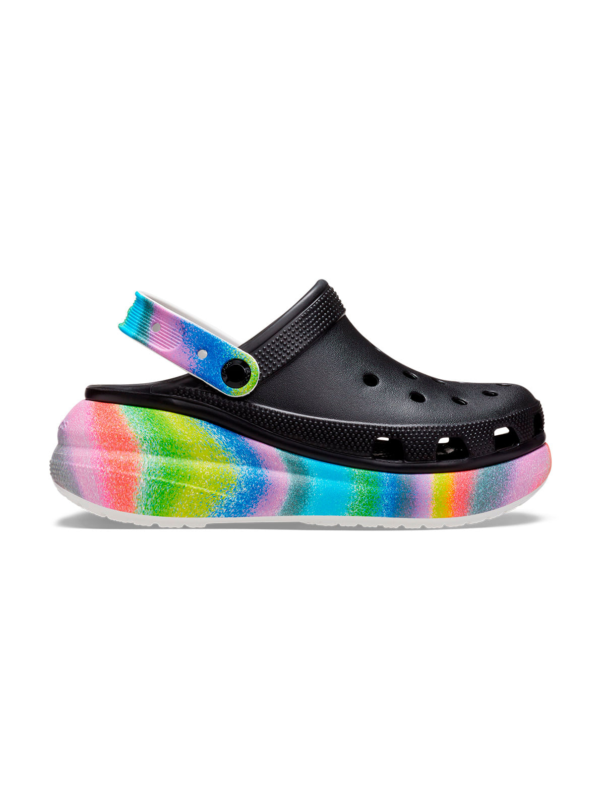 Zueco Mujer Crush Negro Crocs
