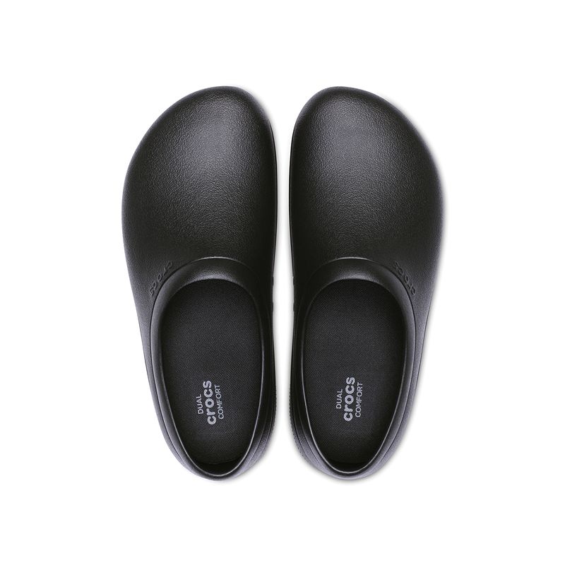 Zueco-Unisex-On-The-Clock-Negro-Crocs