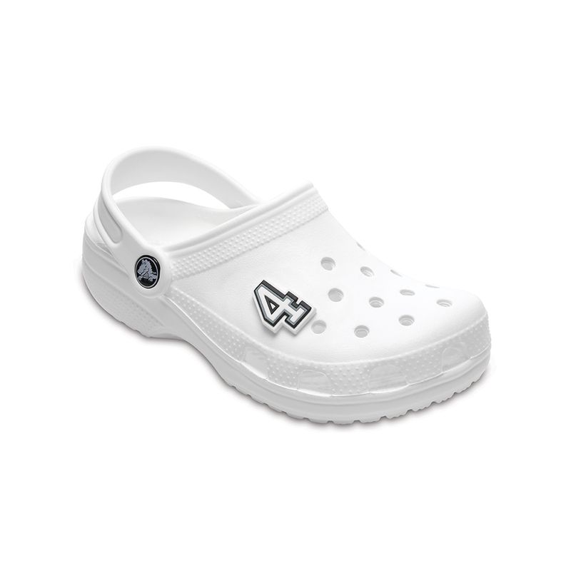 Jibbitz-Numero-4-Blanco-Crocs