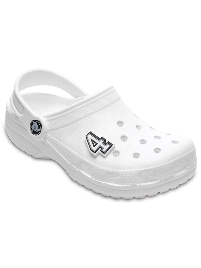 Jibbitz-Numero-4-Blanco-Crocs
