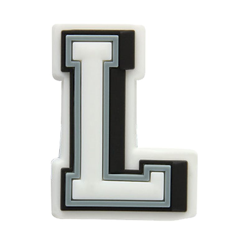 Jibbitz Letra L Blanco Crocs