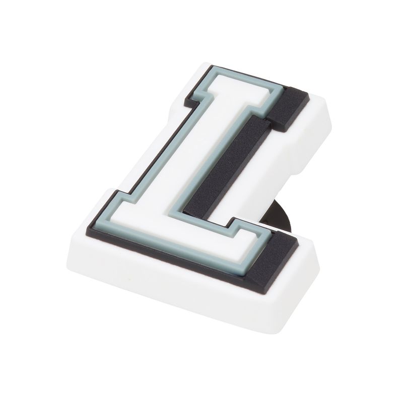 Jibbitz Letra L Blanco Crocs