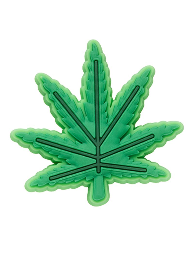 Jibbitz-Hoja-Weed-Verde-Crocs