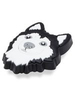 Jibbitz-Perro-Husky-Blanco-Crocs