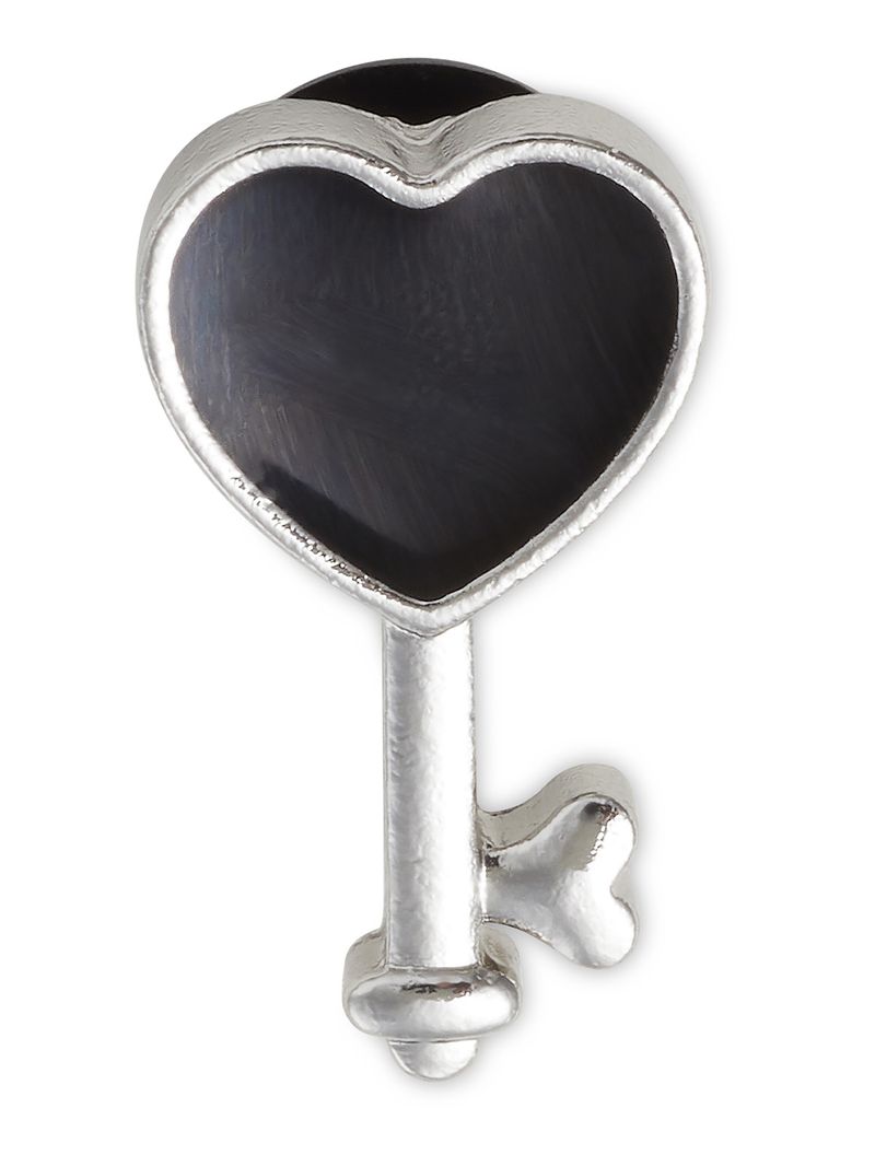Jibbitz-Llave-De-Corazon-Negro-Crocs