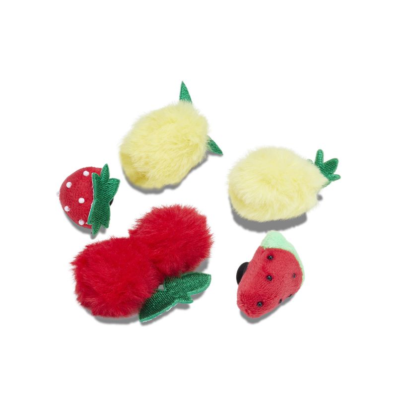 Jibbitz Peluche de Furtas Pack de 5 Multicolor Crocs