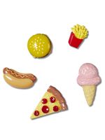 Jibbitz-Comida-Rapida-Pack-de-5-Multicolor-Crocs