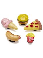Jibbitz-Comida-Rapida-Pack-de-5-Multicolor-Crocs