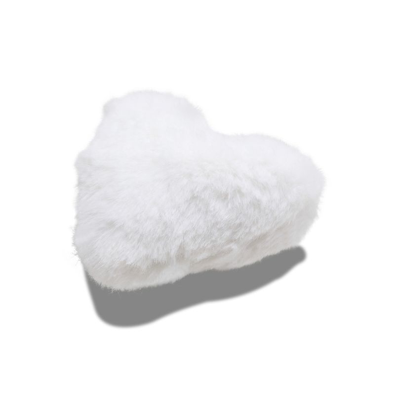 Jibbitz Corazón Fluffy Blanco Crocs