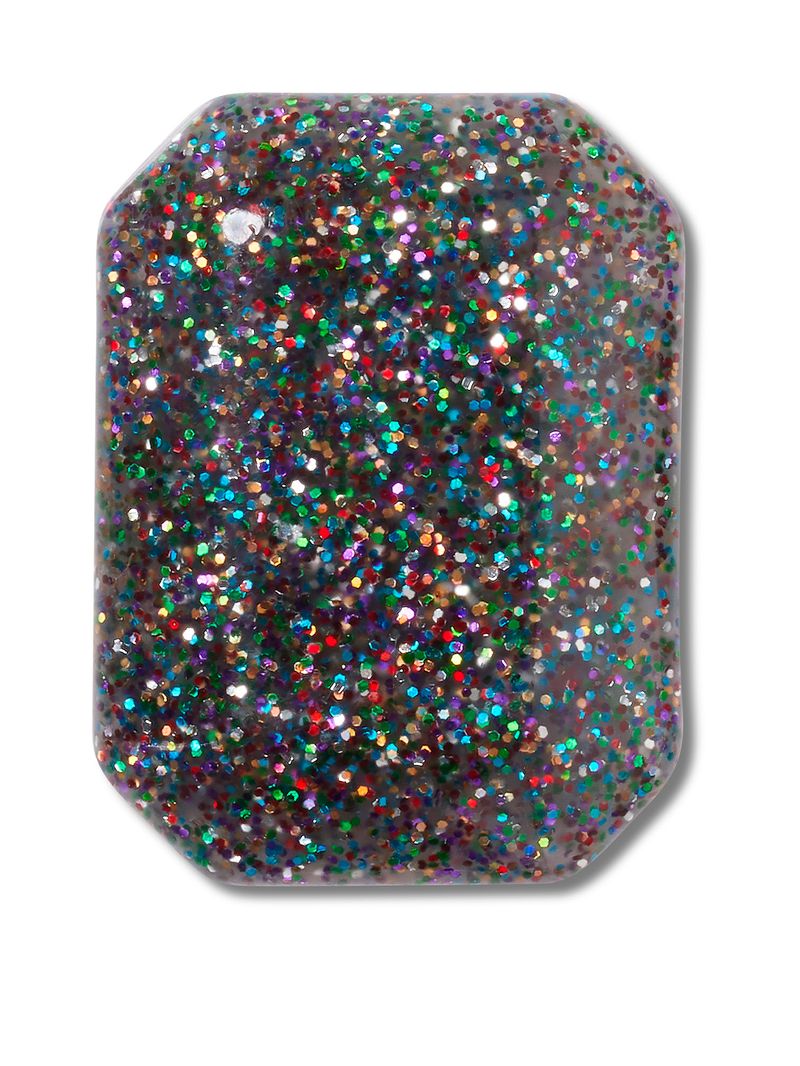 Jibbitz-Gema-Brillante-Negro-Crocs