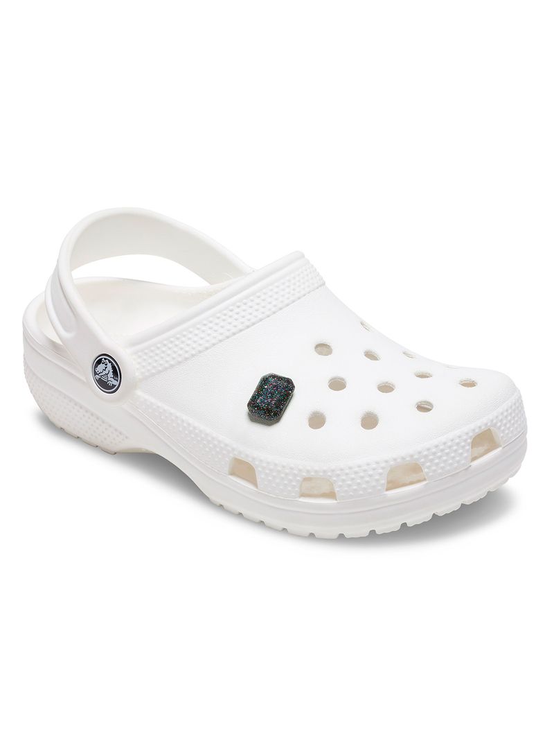 Jibbitz-Gema-Brillante-Negro-Crocs