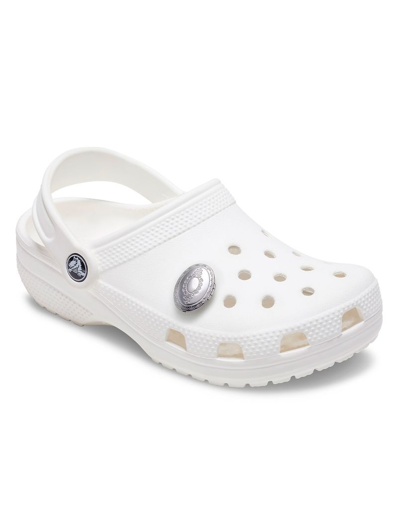Jibbitz-Locket-Ovalado-Plateado-Metalizado-Crocs