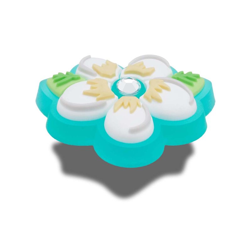 Jibbitz Plumeria Joya Floral Celeste Crocs