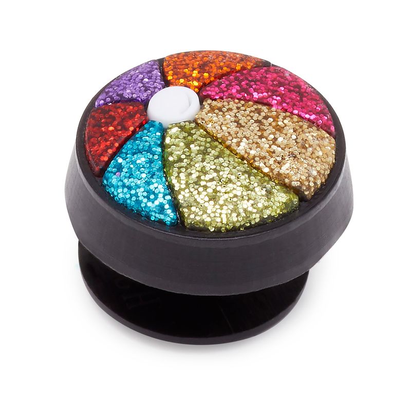 Jibbitz Pelota Colores Glitter Multicolor Crocs