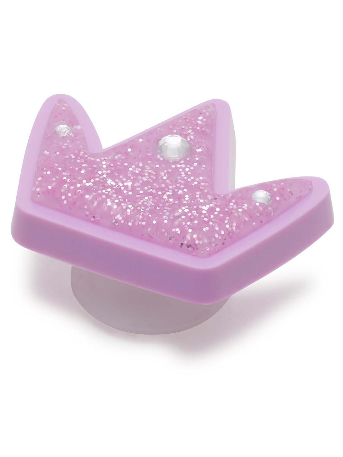 Jibbitz Pequeña Corona Púrpura Rosado Crocs