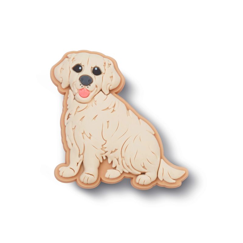 Jibbitz Perro Golden Retriever Café Crocs