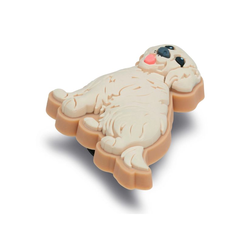 Jibbitz Perro Golden Retriever Café Crocs