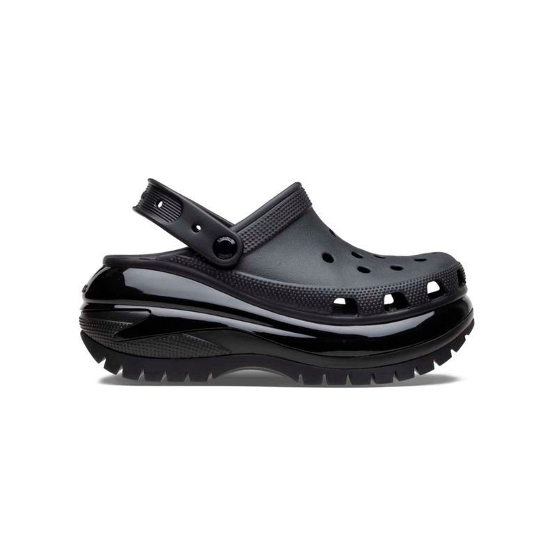 Zueco Mujer Mega Crush Negro Crocs