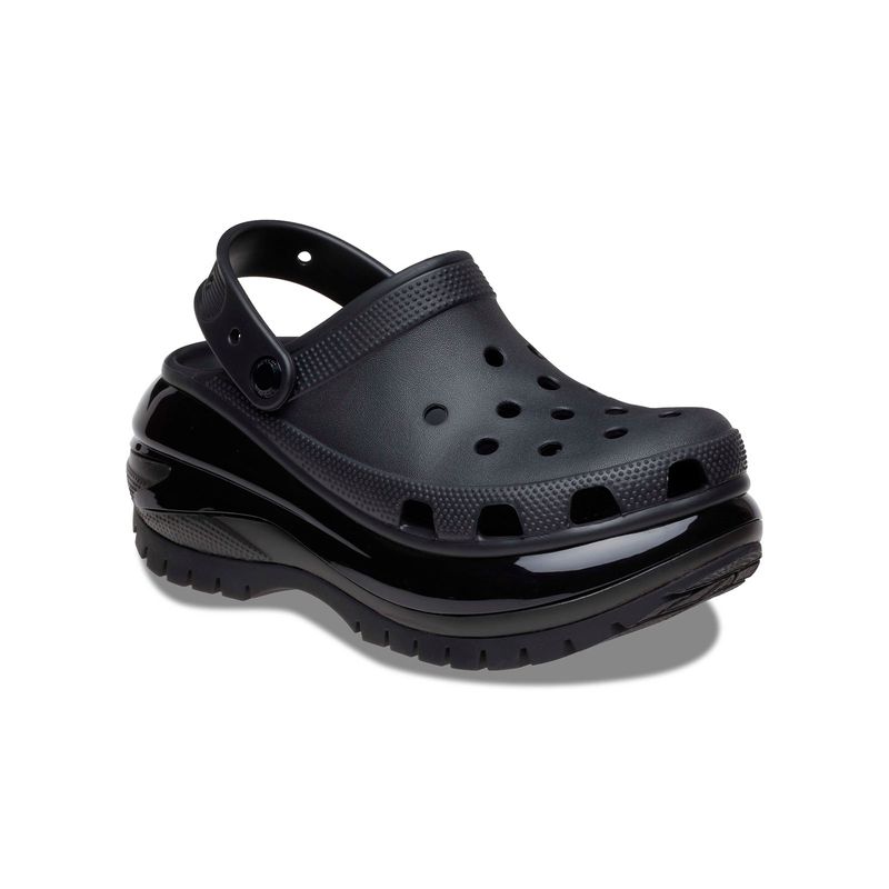 Zueco Mujer Mega Crush Negro Crocs
