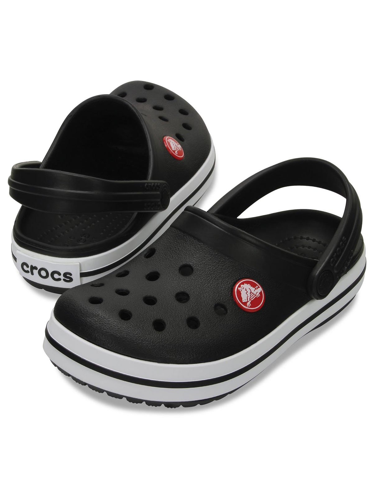 Zueco Infantil Crocband Clog Negro Crocs