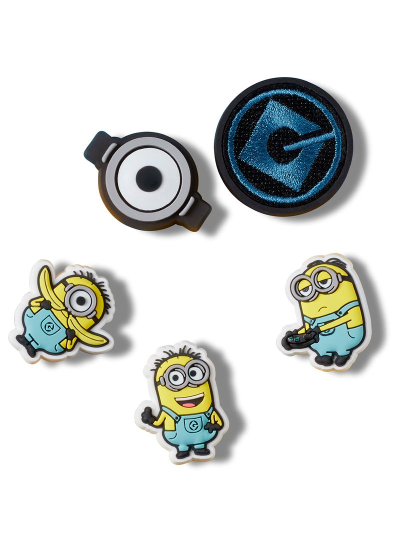 Jibbitz-Minions-Pack-de-5-Amarillo-Crocs