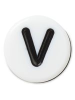 Jibbitz-V-Pequeña-Carta-de-Amistad-Blanco-Crocs