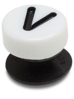 Jibbitz-V-Pequeña-Carta-de-Amistad-Blanco-Crocs