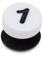 Jibbitz-Pequeña-amistad-numero-uno-Blanco-Crocs