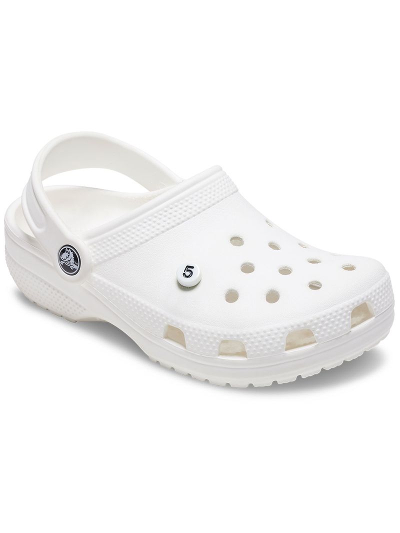 Jibbitz-Numero-Cinco-Pequeña-Amistad-Blanco-Crocs