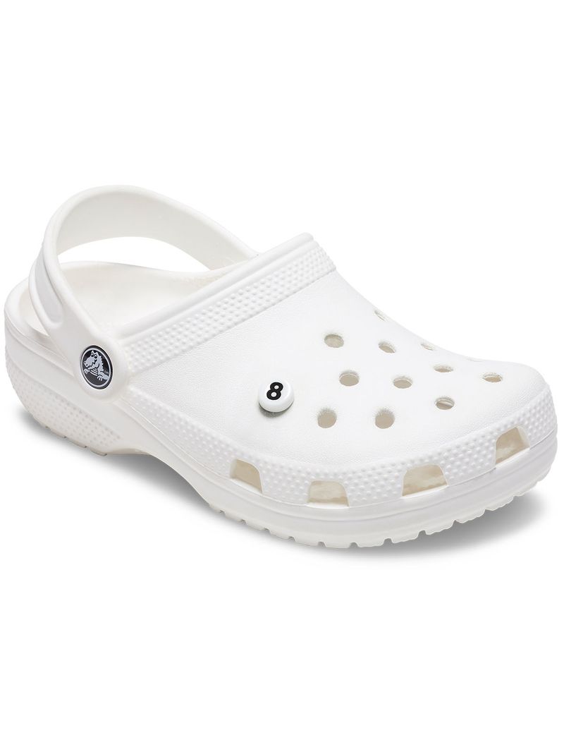 Jibbitz-Numero-Ocho-Pequeña-Amistad-Blanco-Crocs