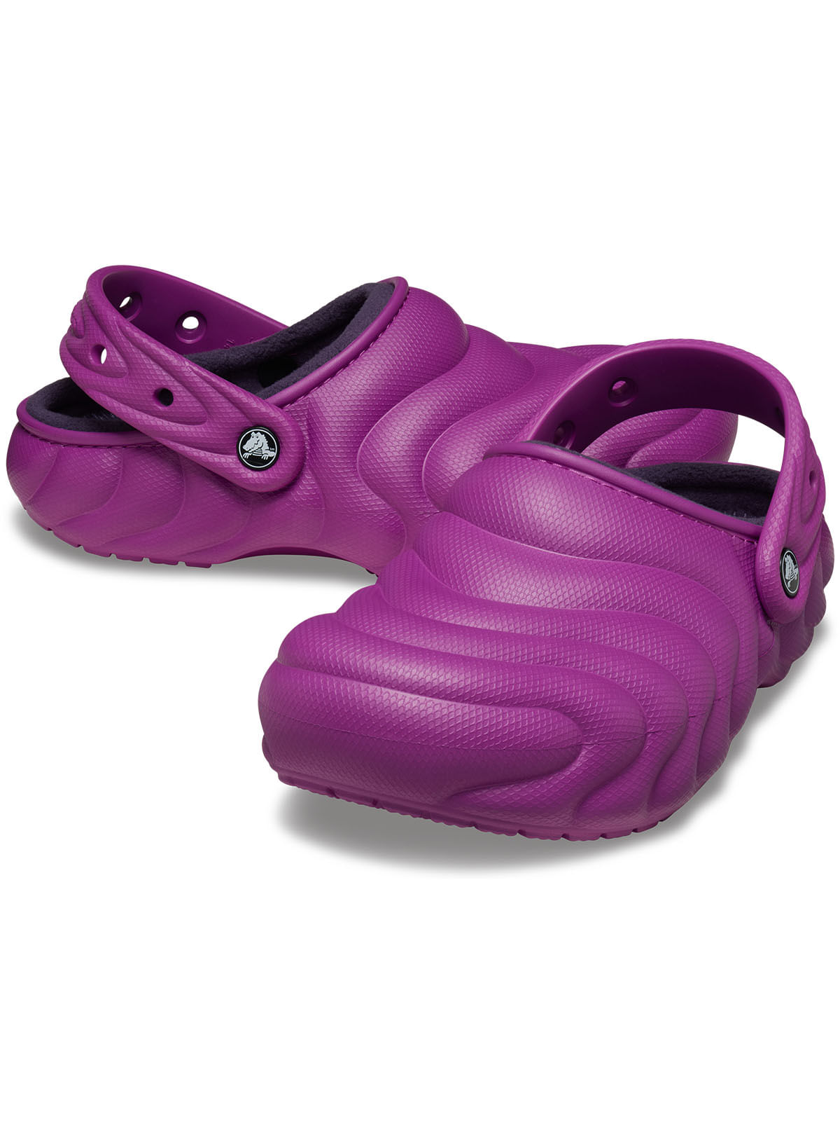 Zueco Unisex Classic Lined Clog Morado Crocs