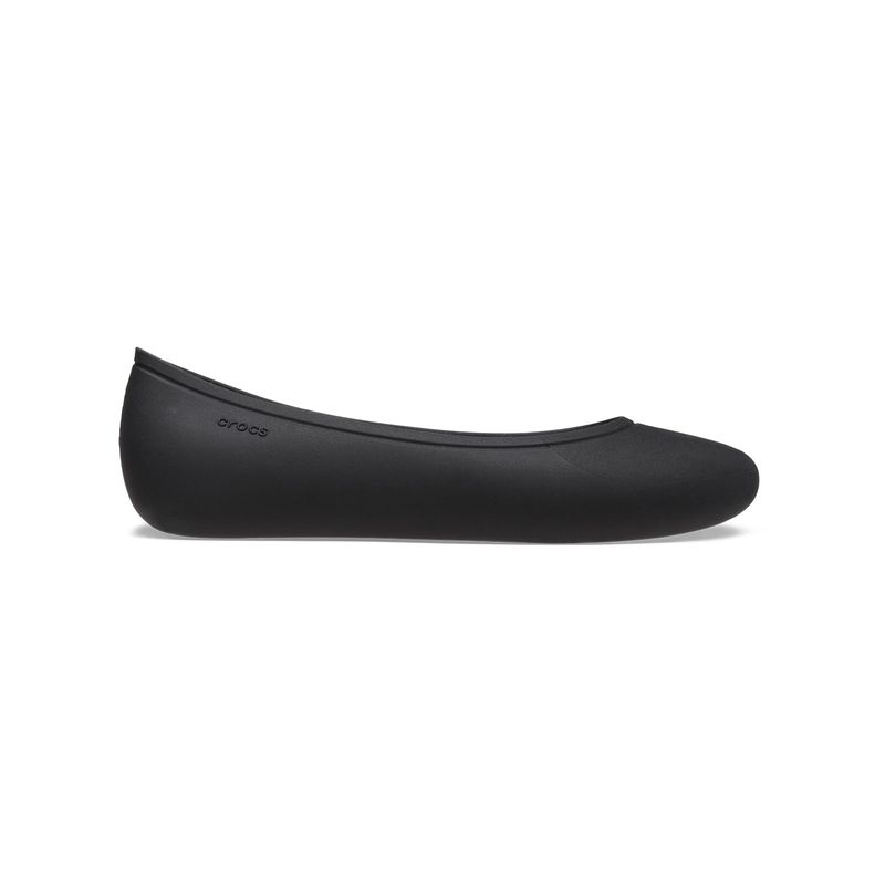 Sandalia Mujer Brooklyn Flat Negro Crocs