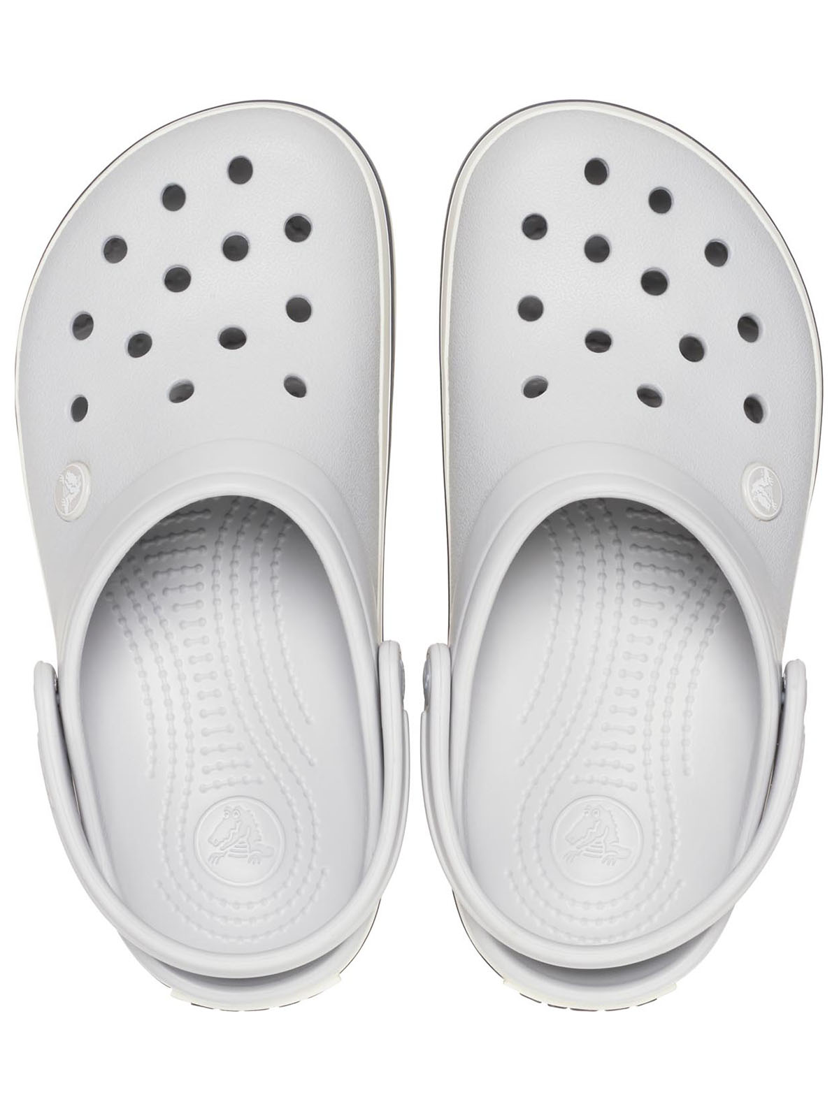 Zueco Unisex Crocband Clog Gris Crocs