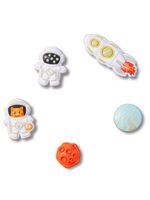 Jibbitz-Astronauta-Pack-de-5-Blanco-Crocs