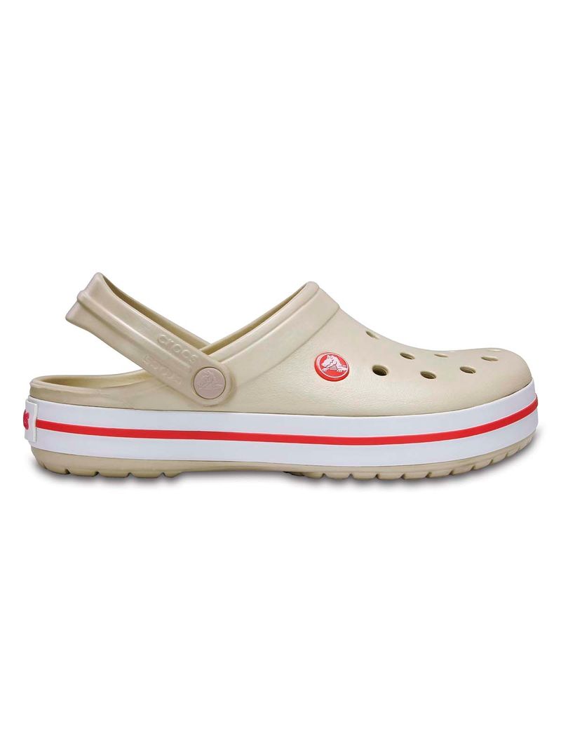 Zueco-Unisex-Crocband-Crema-Crocs