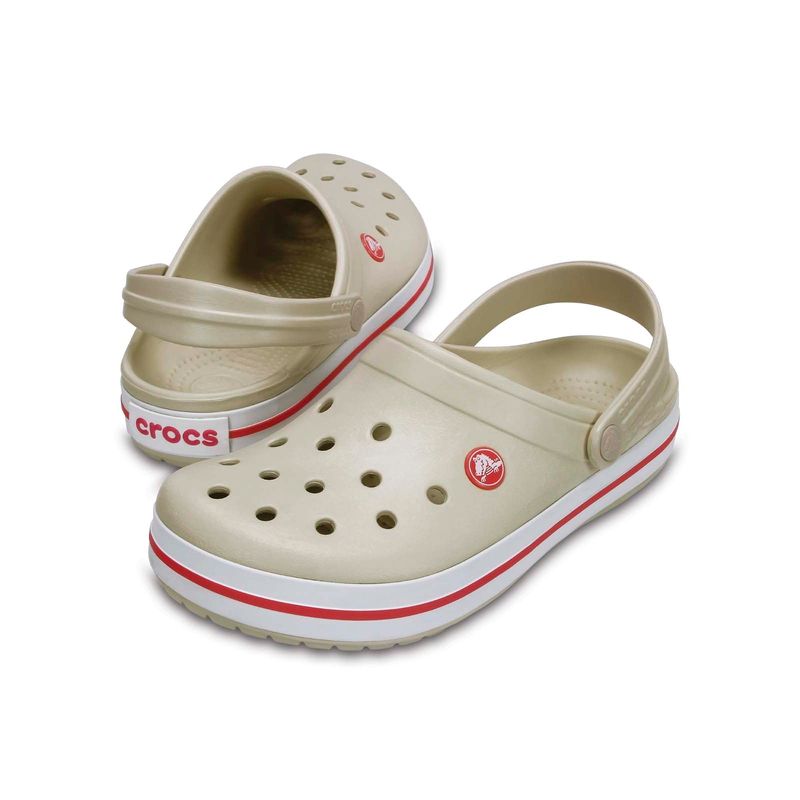 Zueco-Unisex-Crocband-Crema-Crocs